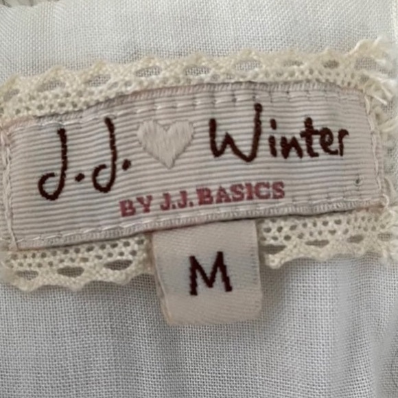 Faux Fur, cream color with tan slim belt, size M - Picture 3 of 8